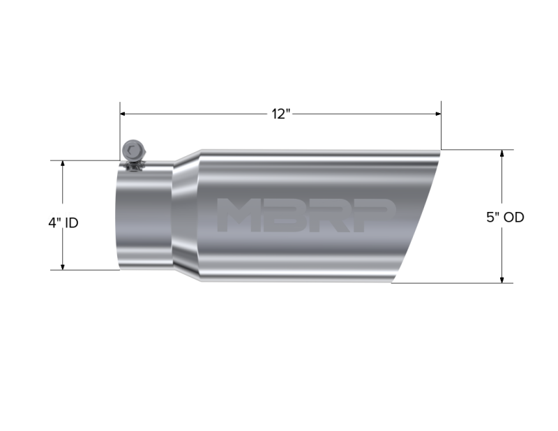 MBRP T5052 12in Universal Exhaust Tip