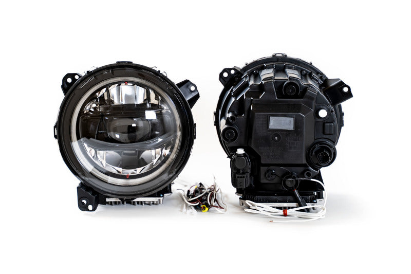 DV8 Offroad 18-22 Jeep Gladiator Wrangler LED Projector Headlights - #HLCJL-02