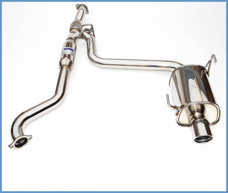 Invidia HS15SW4G3S 15-21 Subaru WRX/STI Single Q300 Rolled S.S.Tip Cat-back Exhaust