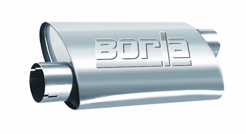 Borla 40359 Universal 4in x 9-1/2in x 14in Oval Center/Offset 3in Inlet/Outlet ProXS Muffler - #40359