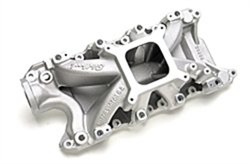 Edelbrock 292851 Intake Manifold Super Victor EFI Ford Windsor 8.2 in Deck Block Polished Finish