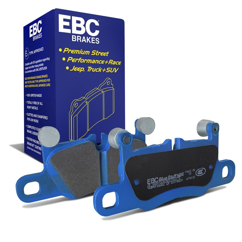 EBC 2016+ Porsche 911 (991/2 w/Cast Iron Rotors) 3.0TT Carrera Bluestuff Rear Brake Pads DP52371NDX