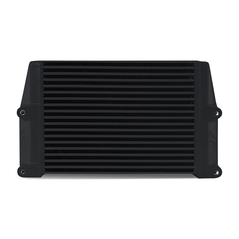 Mishimoto Heavy-Duty Oil Cooler - 10in. Same-Side Outlets - Black - #MMOC-SSO-10BK