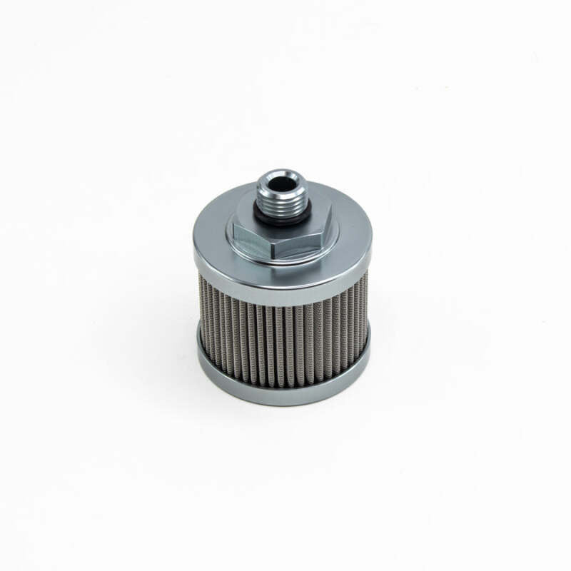DeatschWerks Stainless Steel 6AN 100 Micron Universal Fuel Pump Pre-Filter