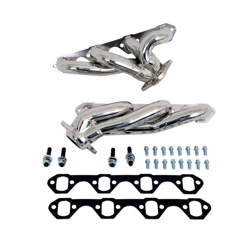 BBK Performance 35100 Shorty Headers 1-5/8 Silver Ceramic for 1987-1995 Ford F-150 5.0L 302