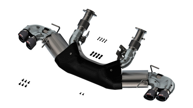 Borla 140841CF Cat-Back Exhaust System ATAK with Carbon Fiber Tips for 2020-2026 Chevrolet Corvette Stingray (6.2L V8)