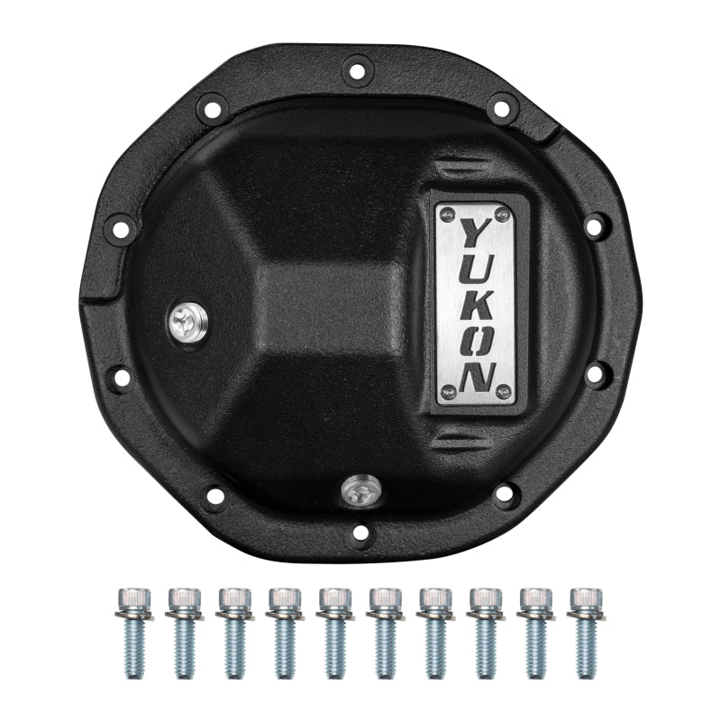 Yukon Gear & Axle YHCC-GM8.5-M Hardcore Nodular Iron Cover for Rear GM 8.6in with 8mm Cover Bolts