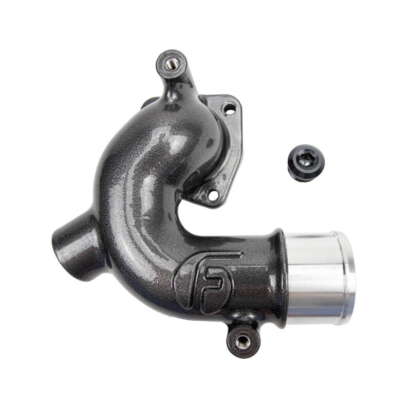 Wehrli Custom Fabrication WCF100157-GB WCFab x Fleece Thermostat Housing Gloss Black for 1998-2018 Dodge Ram / Ram 2500 / 3500 Cummins