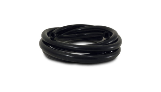 Vibrant 1/4 (6.35mm) I.D. x 25 ft. of Silicon Vacuum Hose - Black