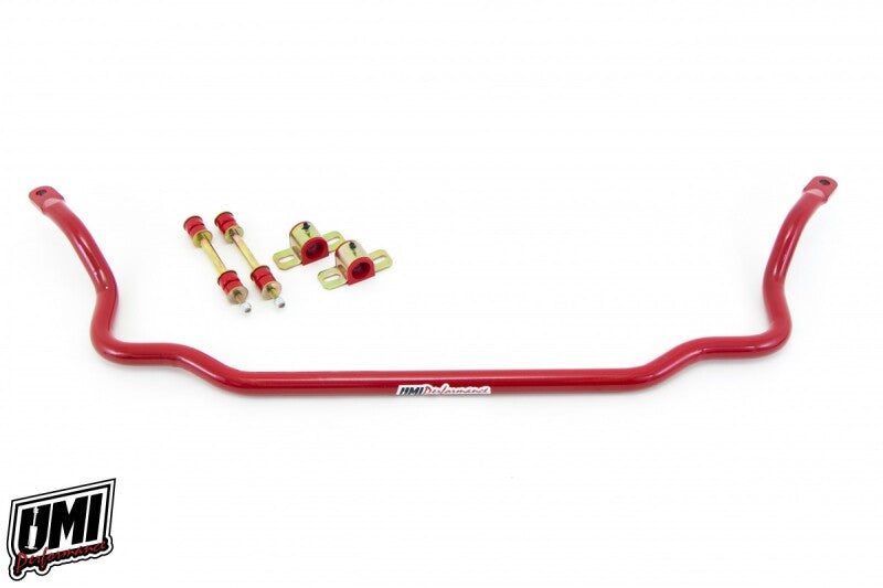 UMI Performance 4035-R Front Sway Bar 1-1/4in Solid Red for 1964-1977 A-Body