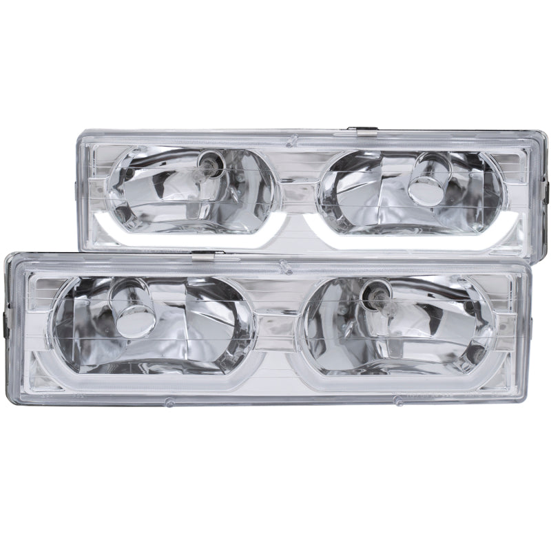 ANZO 1988-2000 Chevrolet C3500 Crystal Headlights