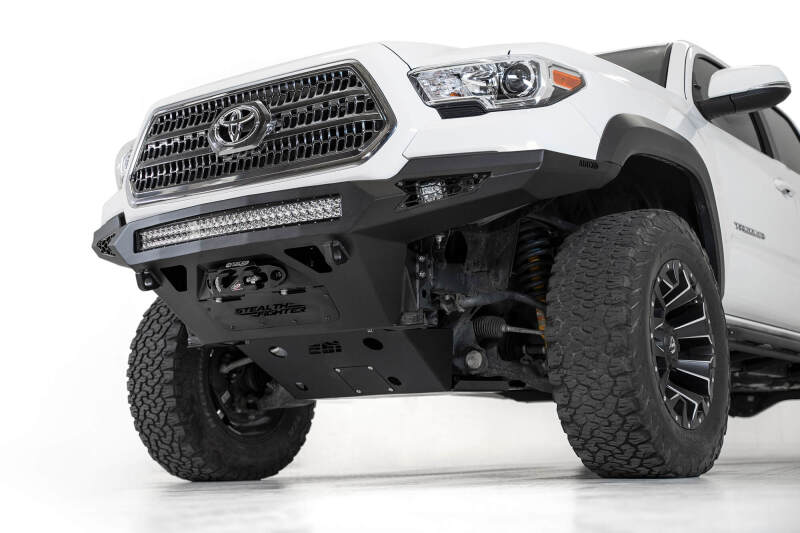 Addictive Desert Designs for 16-19 Toyota Tacoma Stealth Fighter Front Bumper with Winch Mount