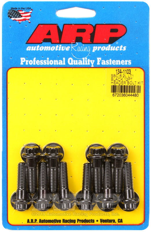 ARP 134-1103 for SBC 6.2L LT1 12pt Header Bolt Kit