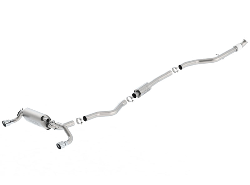 Borla 140580 13-16 BMW 335i / 435i Atak Cat back SS 3.0in, 2.25in 3.5in Tip Single Rolled - #140580