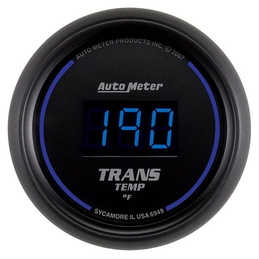 AutoMeter 6949 52.4mm Black Digital Transmission Temperature Gauge