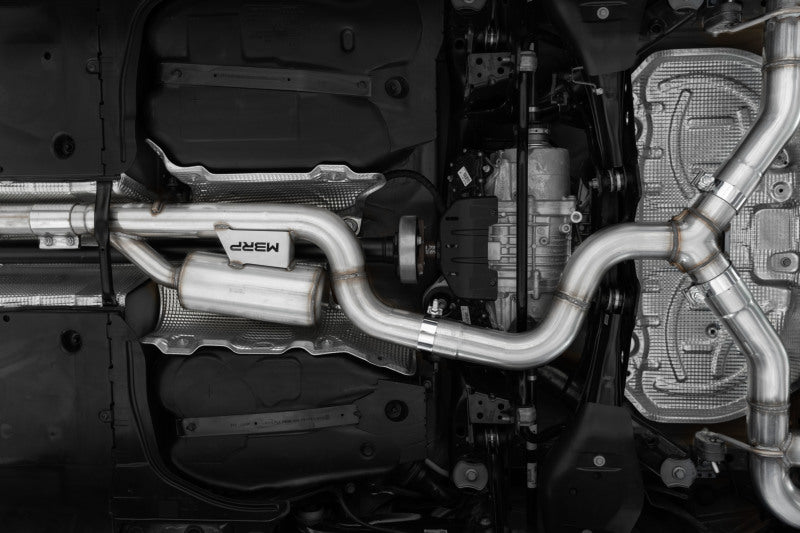 MBRP 2022 VW Golf R MK8 3in Cat-Back Quad Split Rear Non-Valved Exhaust