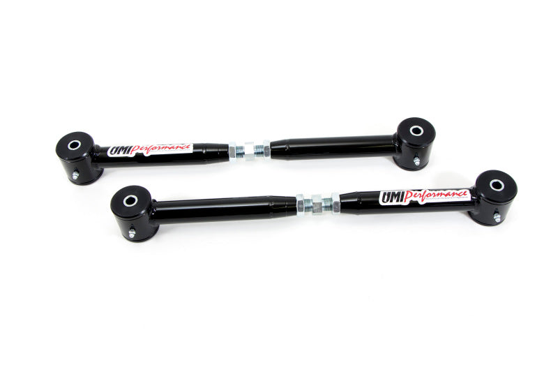 UMI Performance 2018-B Adjustable Lower Control Arms Polyurethane Bushings Black