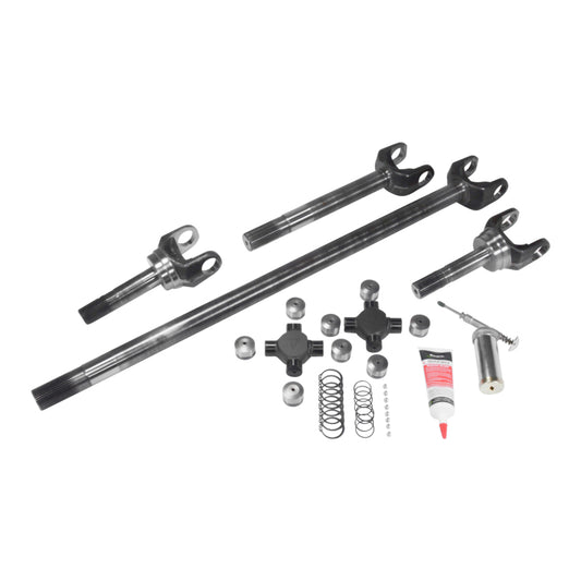 Yukon Gear & Axle ZA W24120 USA Standard 4340CM Axle Kit For 1979-1987 GM Truck & Blazer / GM 8.5in / 28 Spline with Super Joints