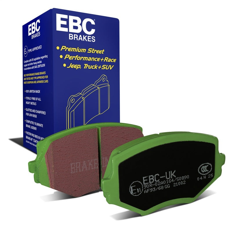 EBC 94-01 Mazda Miata MX5 1.8 Greenstuff Front Brake Pads DP21002