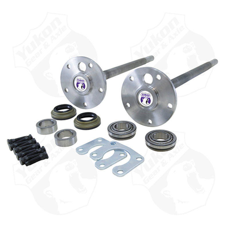 Yukon Gear & Axle YA FBRONCO-1-28 1541H Alloy Rear Axle Kit For Ford 9in Bronco From 66-75 with 28 Splines