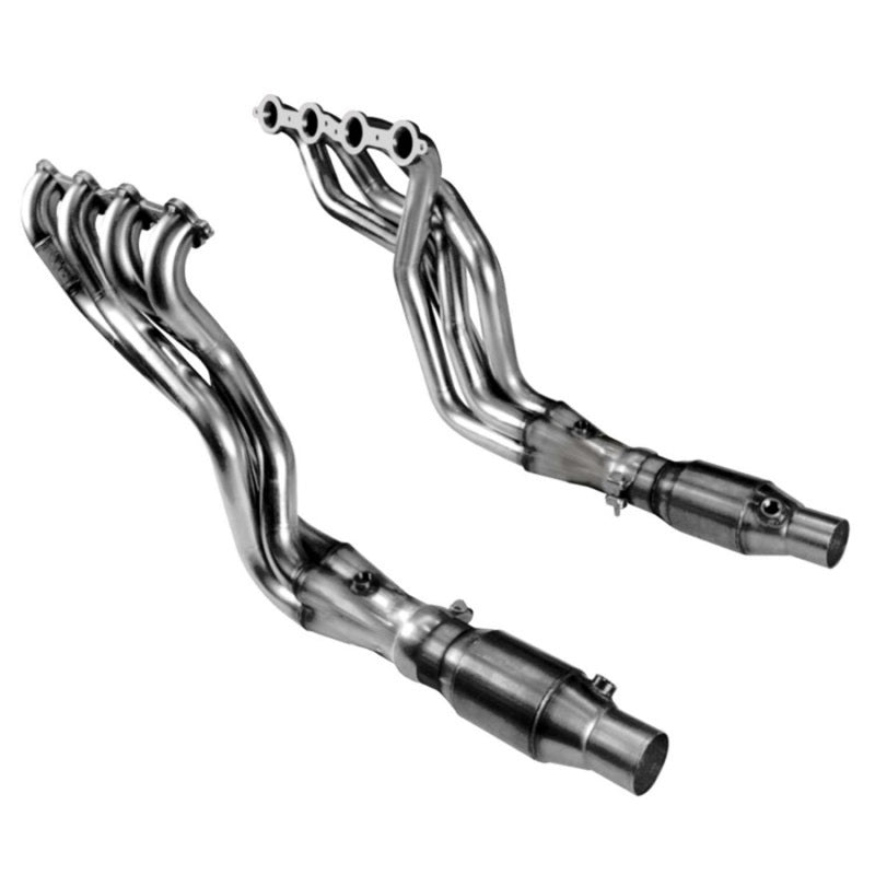Kooks 2250H430 for 10-14 Chevy Camaro SS LS3/L99/ 6.2L 1 7/8in x 3in SS LT Headers Inc 3in x 2 1/2in Green Catted