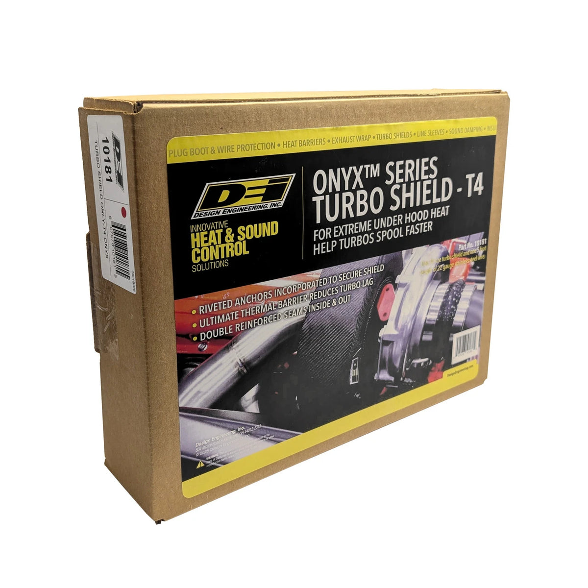DEI Turbo Shield T4 - Shield Only - Onyx