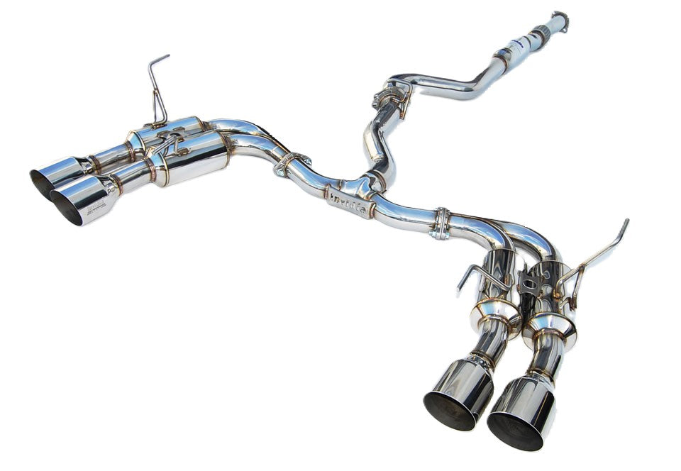 Invidia HS11STIGM4SS 11-14 Subaru WRX/STI Sedan Gemini R400 Quad S.S.Tips Cat-back Exhaust