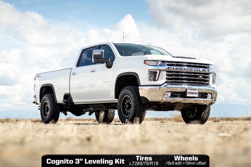Cognito Motorsports 110-91247 3-Inch Standard Leveling Lift Kit for 2020-2025 Chevrolet Silverado / GMC Sierra 2500 HD / 3500 HD