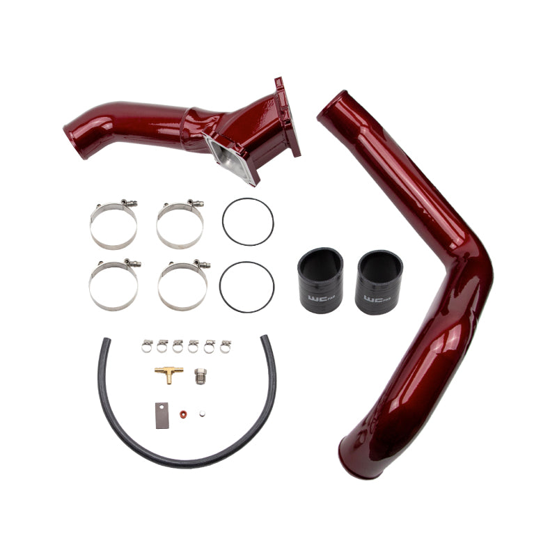 Wehrli Custom Fabrication WCF100693-GRY 3in Y-Bridge Kit WCFab Grey for 2001-2004 Chevrolet Silverado / GMC Sierra 2500 HD / 3500 6.6L LB7 Duramax