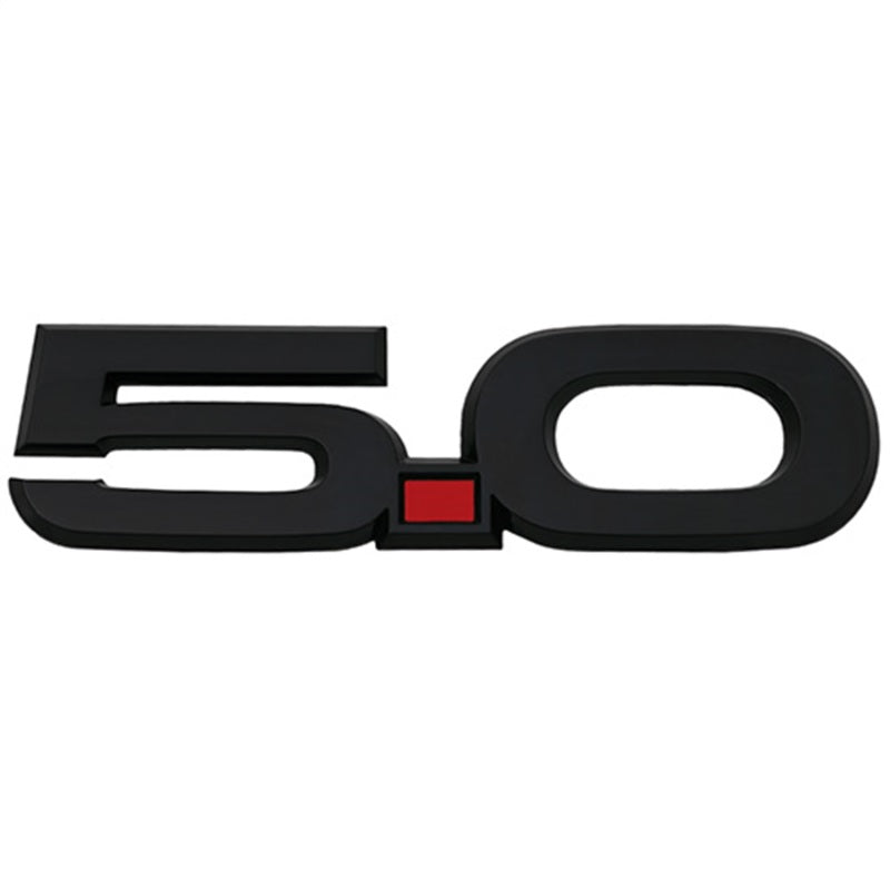 Ford Racing for 2015-2017 Ford Mustang 5.0L Fender Emblem Black