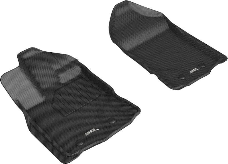 3D MAXpider Kagu Front Floor Mats for 2019-2020 Ford Ranger