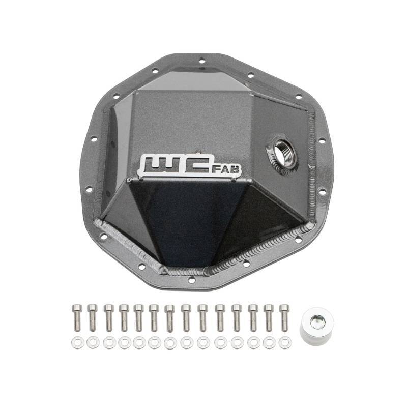 Wehrli Custom Fabrication WCF100114-RED Rear Differential Cover Red for 2020-2026 Chevrolet / GMC Duramax and 2019-2026 Ram 2500/3500