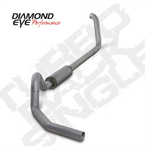 Diamond Eye K4329A 4in Turbo-Back Exhaust Kit | Aluminized