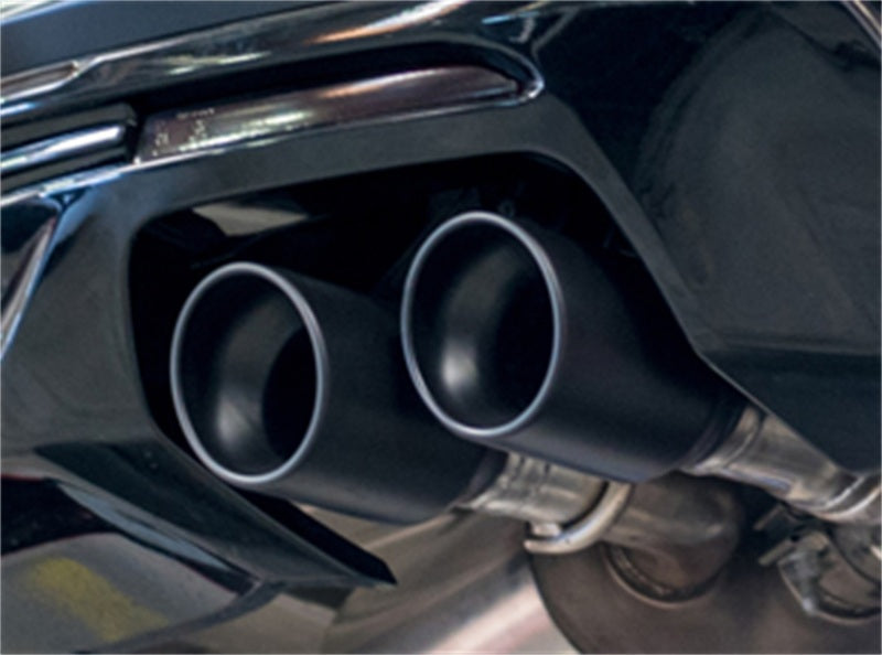 Borla 11921CB 16-18 Chevy Camaro V8 SS AT/MT ATAK Rear Section Exhaust w/o Dual Mode Valves Ceramic Black - #11921CB