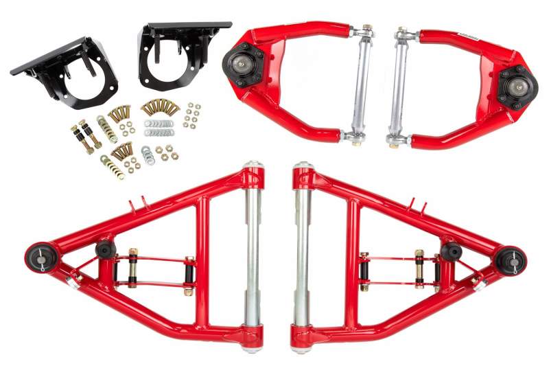 UMI Performance 643546-R CornerMax A-Arm Kit Red for 1971-1987 GM C10