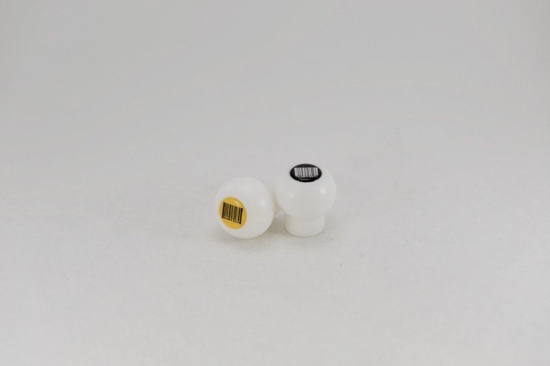 Kartboy Subaru Knuckleball Shift Knob - 6-Speed - White Delrin KB-015-WD-6SPD