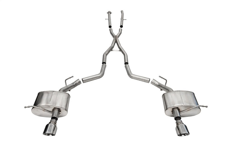 Corsa 2011-2026 Dodge Durango Xtreme 2.5in Cat-Back Dual Rear Exit w/ Single 4.5in Polished Tips