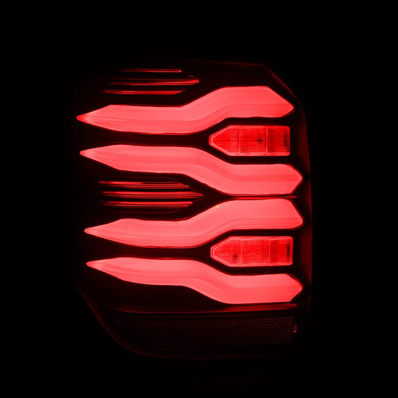 AlphaRex 690040 10-21 Toyota 4Runner LUXX LED Taillights Black w/Activation Light/Sequential Signal