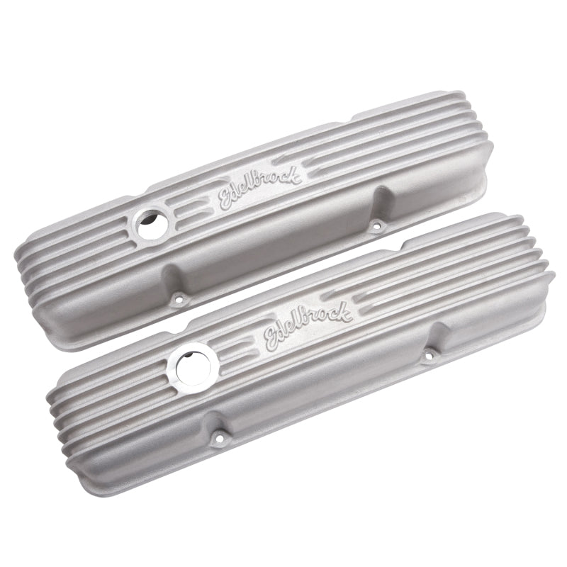 Edelbrock 41449 Valve Cover Classic Series Chevrolet 1959-1986 262-400 CI V8 with Oil Fill Hole