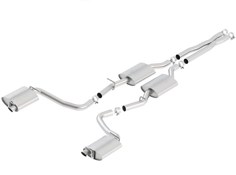 Borla 140637 15-16 Dodge Charger R/T 5.7L No Tip Use Factory Valence Single Split Rear Exit ATAK Exhaust - #140637