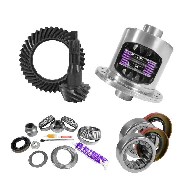 Yukon Gear & Axle YGK2105 9.75in for Ford 4.11 Rear Ring & Pinion Install Kit 34 Spline Positraction Axle Bearings