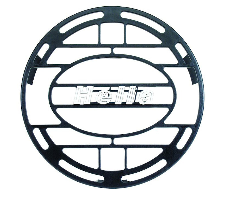 HELLA 148995001 Rallye 4000 Stone Shield Round Black with Logo Pack of 10