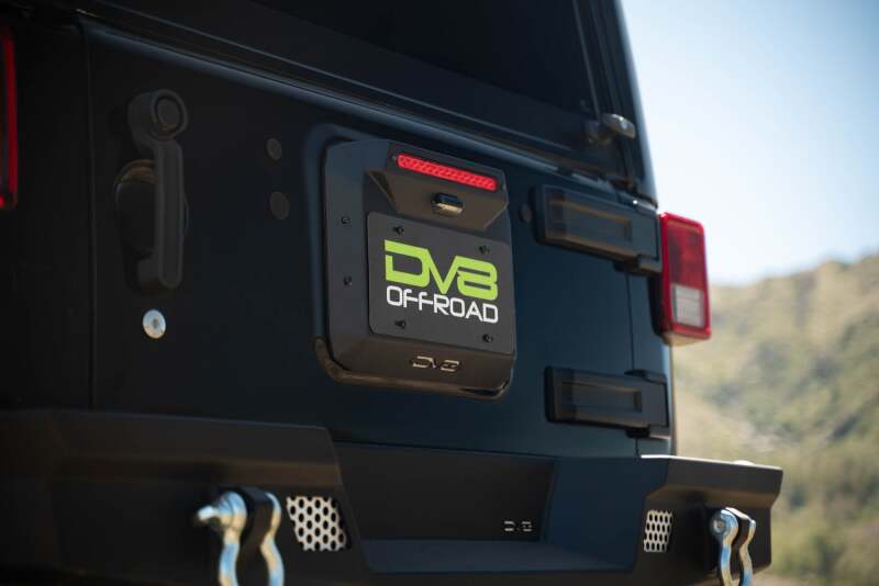 DV8 Offroad 07-18 Jeep Wrangler JK Spare Tire Delete - #TSJK-01