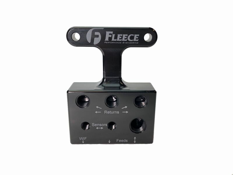 Fleece Performance FPE-FFD-RF-3G for 03-07 Dodge 5.9L / 07.5-09 6.7L Cummins 3rd Gen Fuel Distribution Block