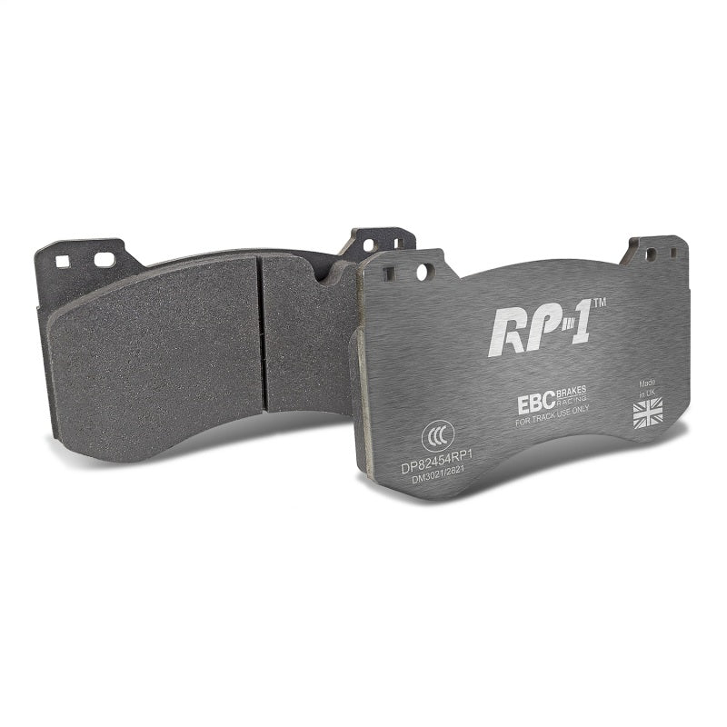 EBC Racing 2021+ BMW M3/M4 / 2023+ BMW M2 (G80/G82/G87) w/Cast Iron Rotor RP-1 Race Front Brake Pads DP82454RP1