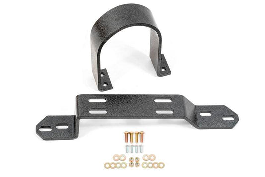 BMR 1983-1987 GM G-Body Driveshaft Safety Loop Front - Black Hammertone