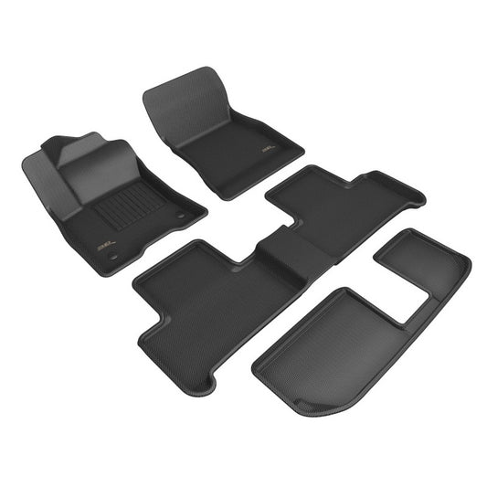 3D MAXpider Kagu Front, Rear & 3rd Row Floor Mats for 2022-2024 Mercedes-Benz EQB 250+/EQB 300/EQB 350