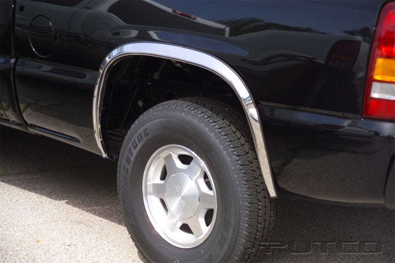 Putco for 2000-2006 Chevrolet Suburban - Full without Fender Flares - 1.5in Wide Stainless Steel Fender Trim