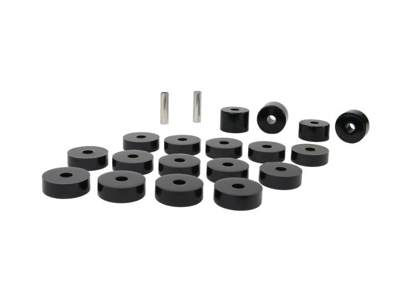 Whiteline W93542 Body Mount Bushing Set for 1974-1975 Jeep CJ5