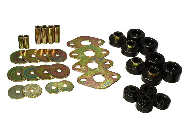 Energy Suspension for 01-04 Tacoma Prerunner Body Mount Set - Black 8.4112G